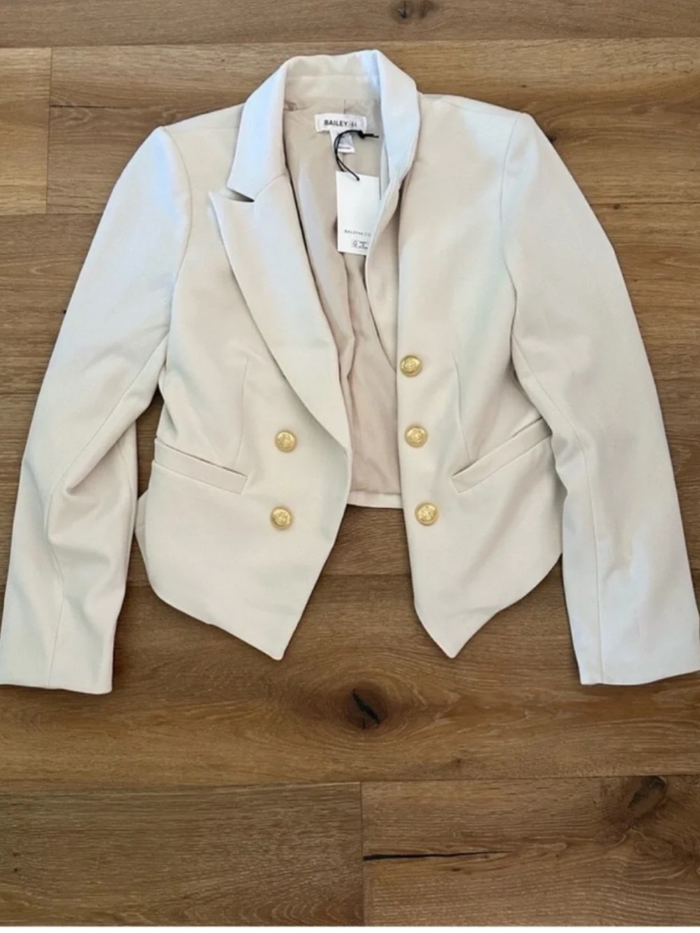 NWT Bailey 44 Ivory Blazer Jacket